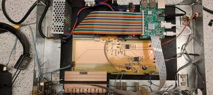 Innenansicht mit Tastensteuerung